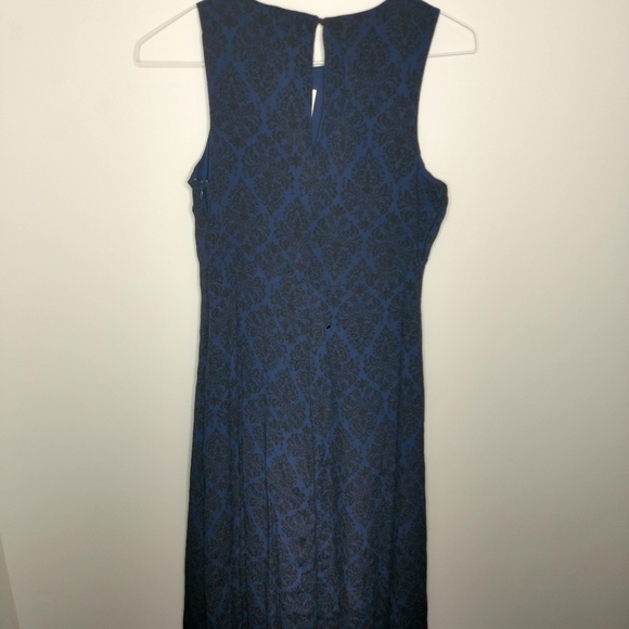 NWT Old Navy Dark Blue Women's Patterned Dress - Picture 4 of 6